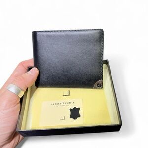 Alfred Dunhill black leather wallet
